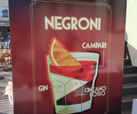 Negroni Werbeplakat