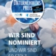 Wir sind für den AKB Unternehmenspreis nominiert