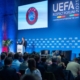 UEFA_Respect Forum mit Bühnenbild von Wagner Schriften