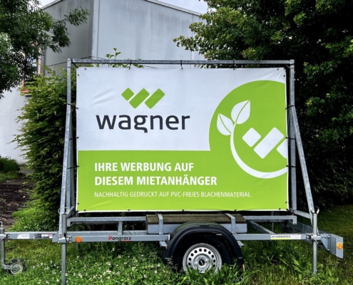 Mietanhänger für Ihre mobile Werbung